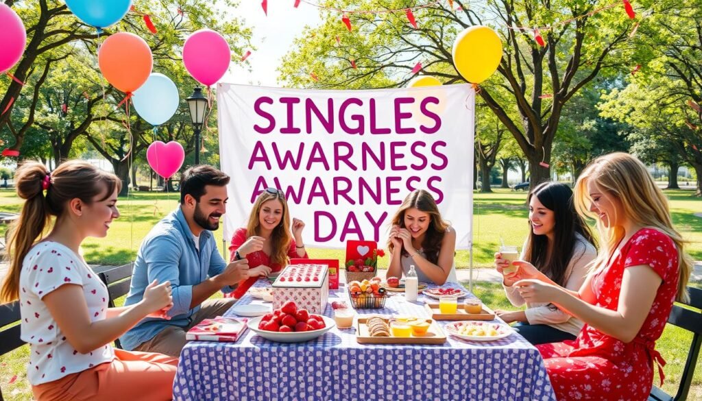 singles awareness day celebration